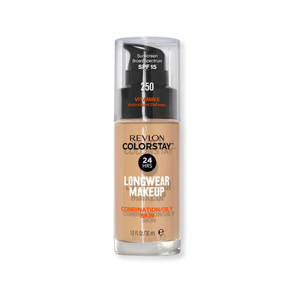 Revlon ColorStay Makeup PUMP, Combination/Oily Skin SPF 15 250 Fresh Beige