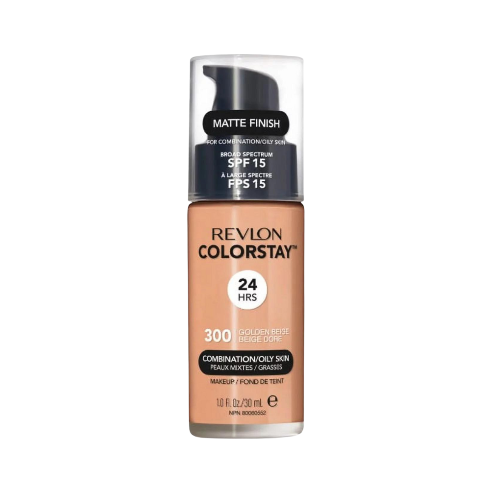 Revlon ColorStay Makeup PUMP, Combination/Oily Skin SPF 15 300 Golden Beige