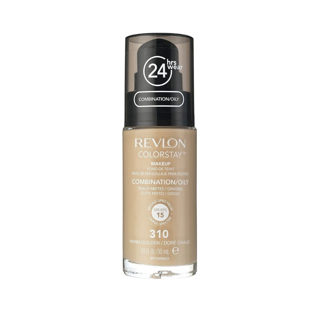 Revlon ColorStay Makeup PUMP, Combination/Oily Skin SPF 15 310 Warm Golden