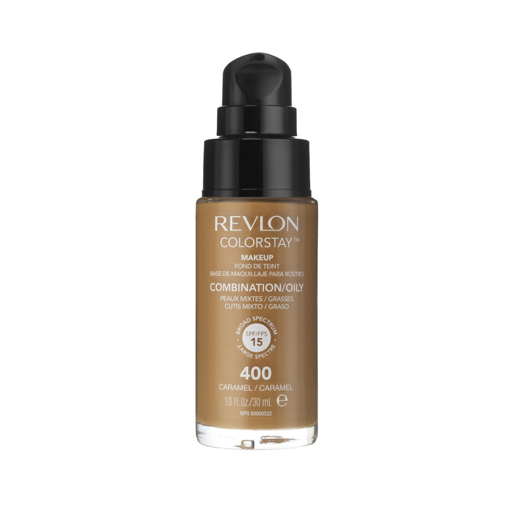 Revlon ColorStay Makeup PUMP, Combination/Oily Skin SPF 15 400 Caramel