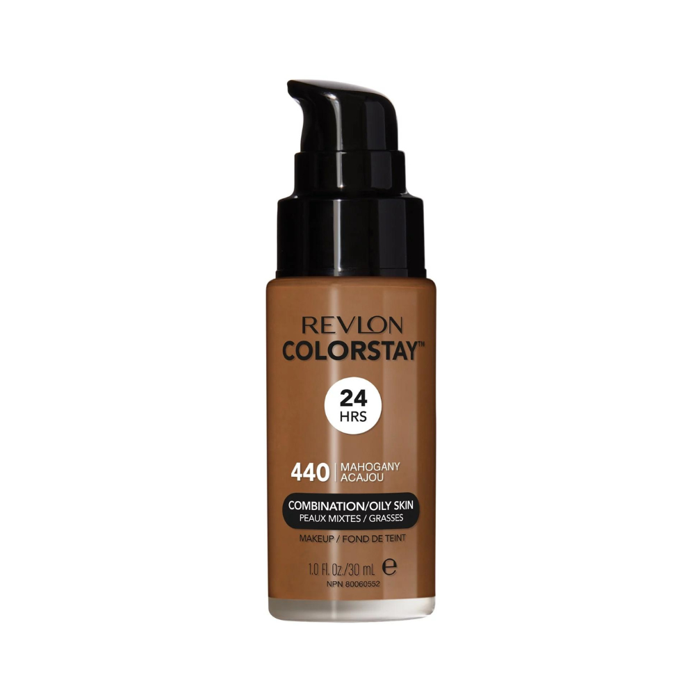 Revlon ColorStay Makeup PUMP, Combination/Oily Skin SPF 15 440 Mahogany