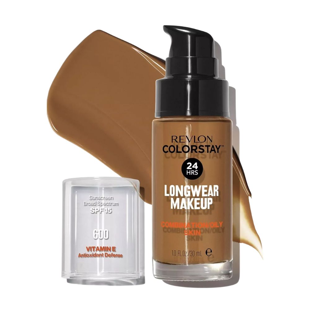 Revlon ColorStay Makeup PUMP, Combination/Oily Skin SPF 15 600 Cinnamon