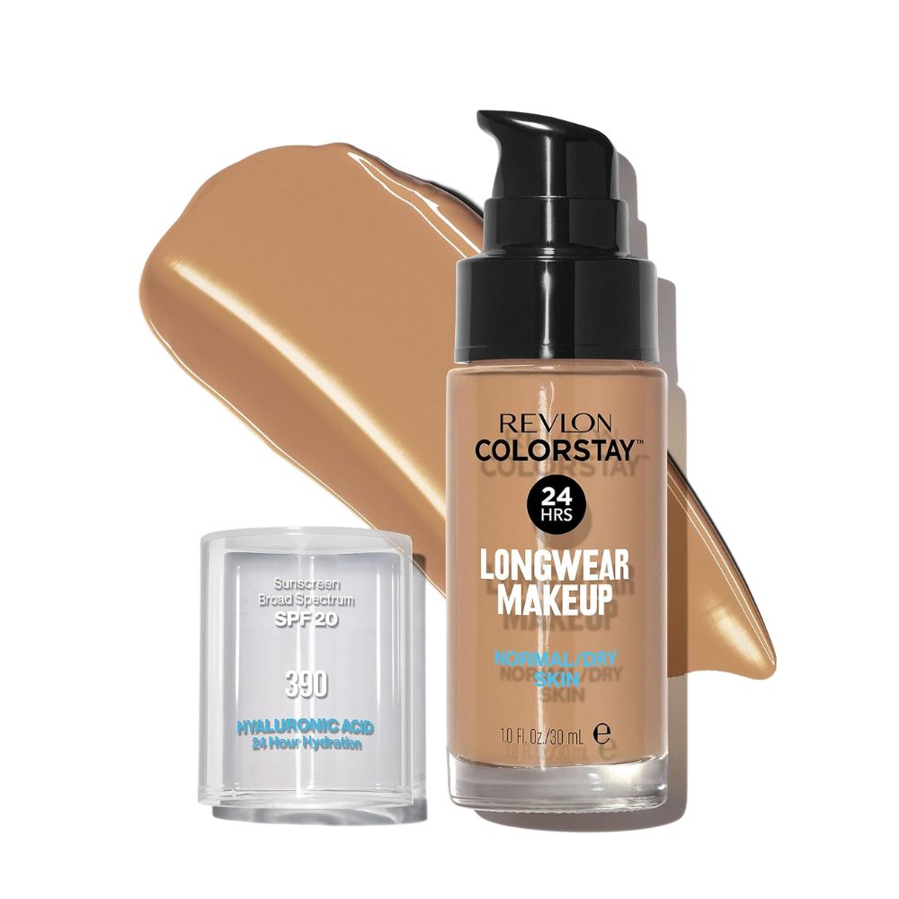 Revlon ColorStay Makeup PUMP, Normal/Dry Skin SPF 20 390 Rich Maple