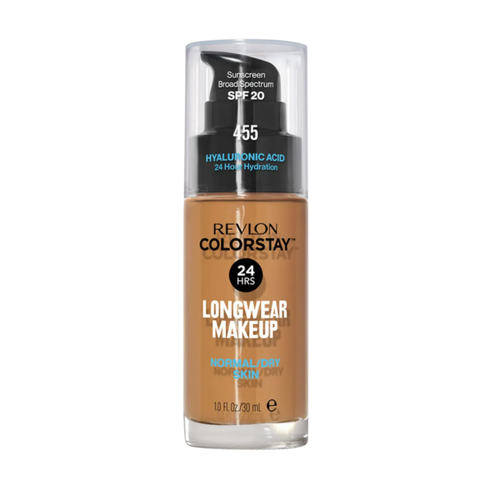 Revlon ColorStay Makeup PUMP, Normal/Dry Skin SPF 20 455 Honey Beige