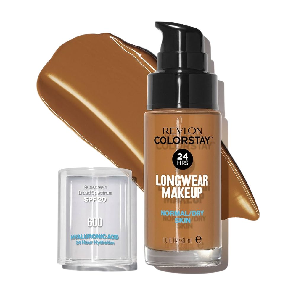 Revlon ColorStay Makeup PUMP, Normal/Dry Skin SPF 20 600 Cinnamon