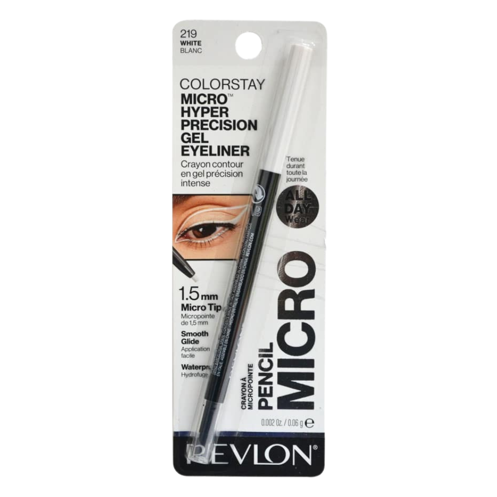 Revlon Colorstay Micro Hyper Precise Gel Eyeliner with Smudger 219 White