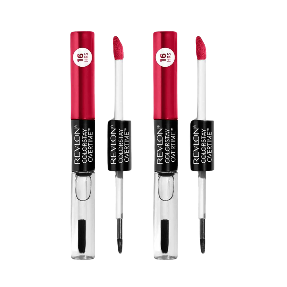 Revlon Colorstay Overtime Lipcolor - 480 Unending Red (2-Pack)