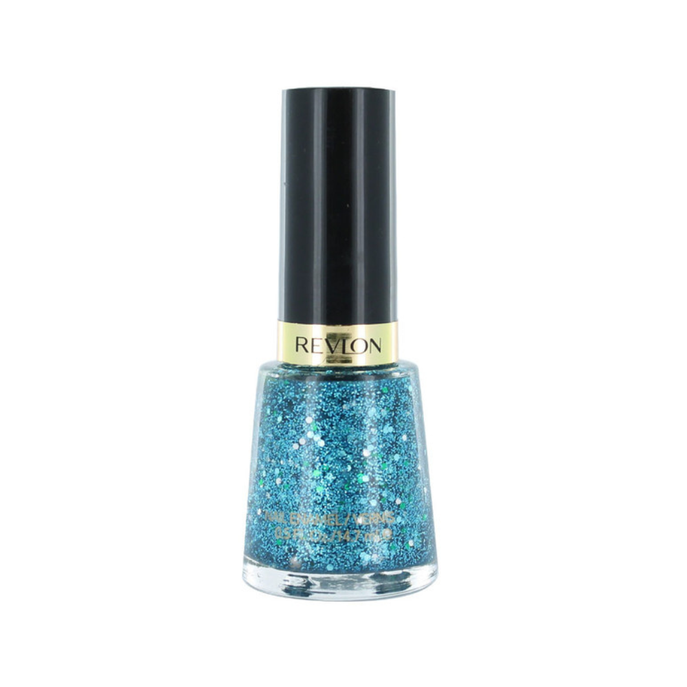 Revlon Nail Enamel, .5 fl. oz. 934 Blue Mosaic (Blue/Silver Glitter)