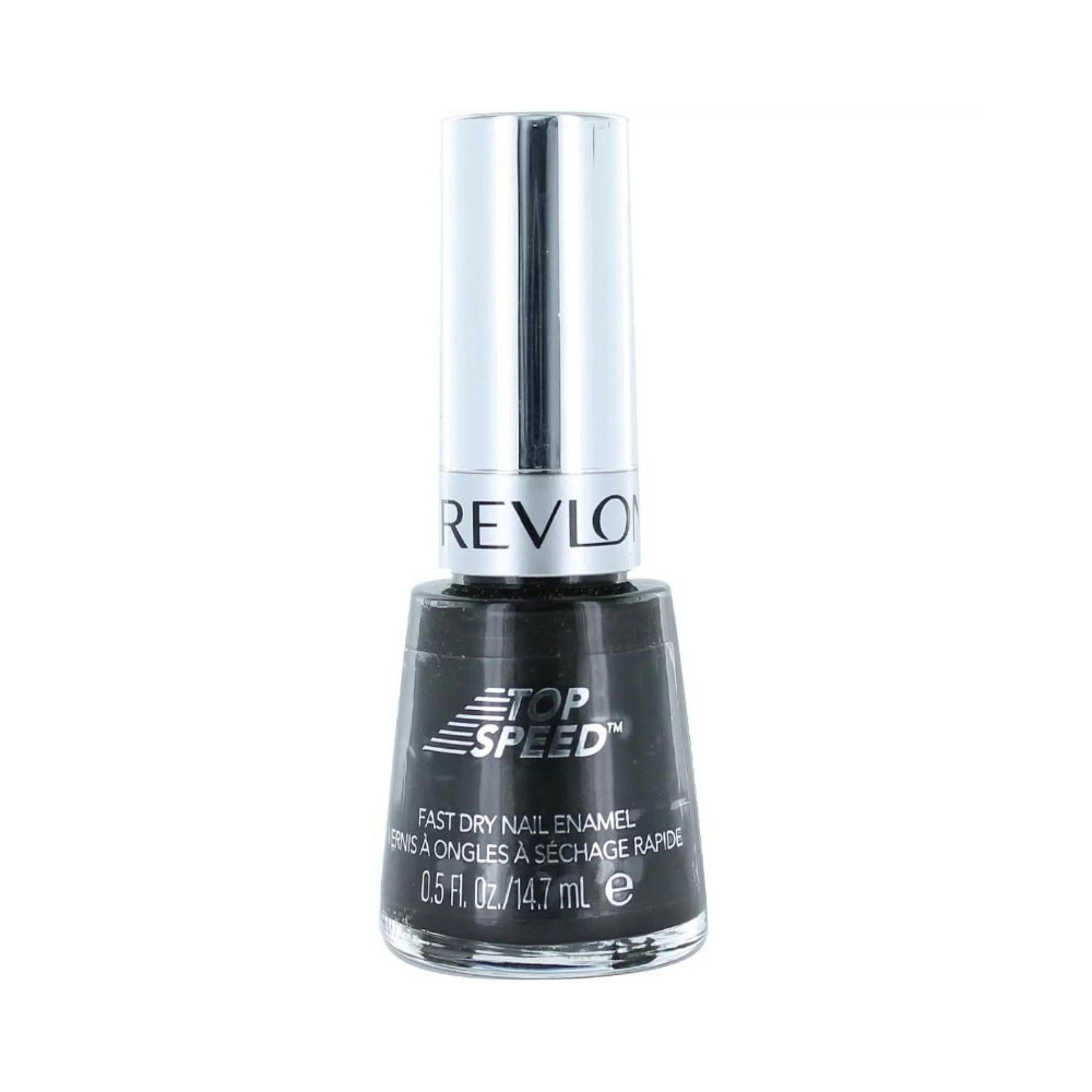 Revlon Top Speed Fast Dry Nail Enamel, .5oz 880 Black Star