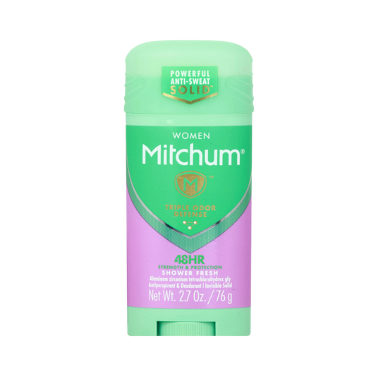 Mitchum Women Triple Odor Defense Invisible Solid Antiperspirant & Deodorant, Shower Fresh 2.7 oz