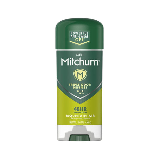 Mitchum Men Triple Odor Defense Gel Antiperspirant & Deodorant, Mountain Air 3.4 oz