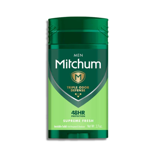Mitchum Men Triple Odor Defense Invisible Solid Antiperspirant & Deodorant, Supreme Fresh 2.7 oz