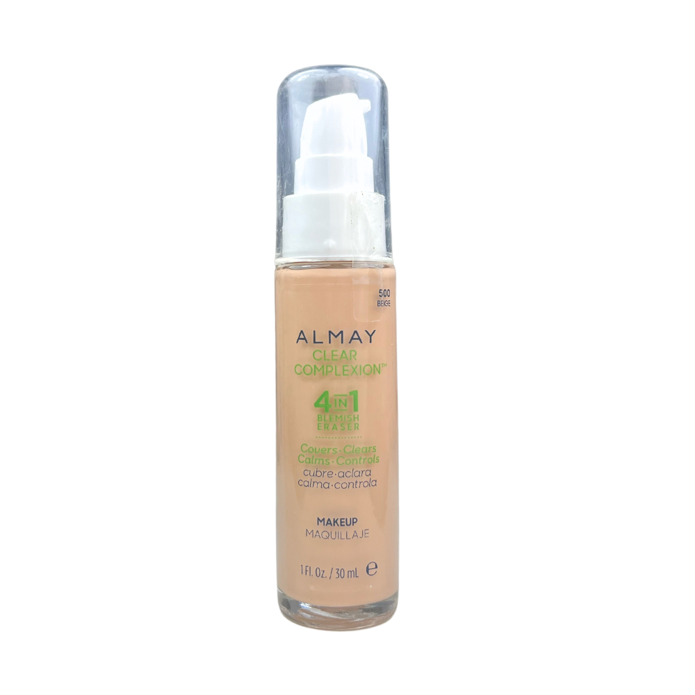 Almay Clear Complexion Liquid Makeup, Pump Top 500 Beige