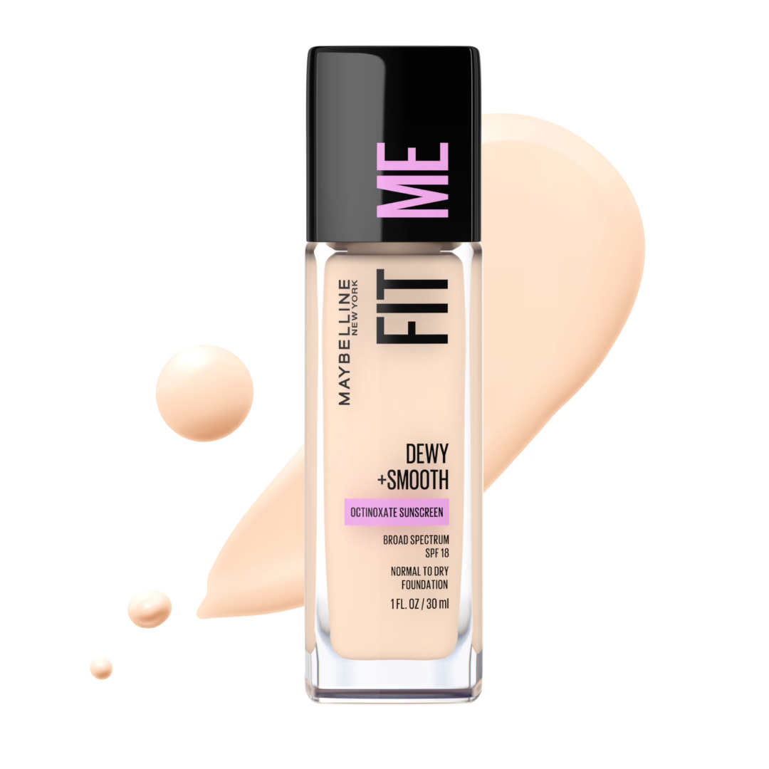 Maybelline Fit Me Dewy + Smooth Liquid Foundation 102 Fair Porcelain