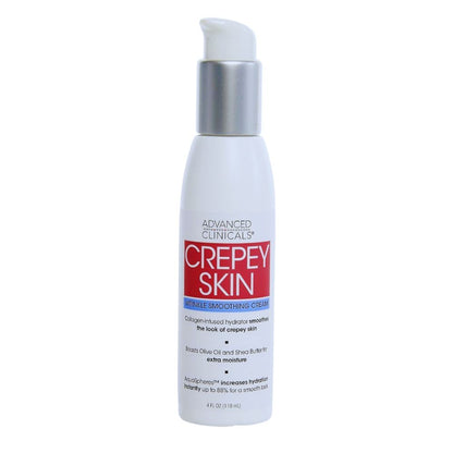 Advanced Clinicals Crepey Skin Wrinkle Smoothing Cream 4 oz