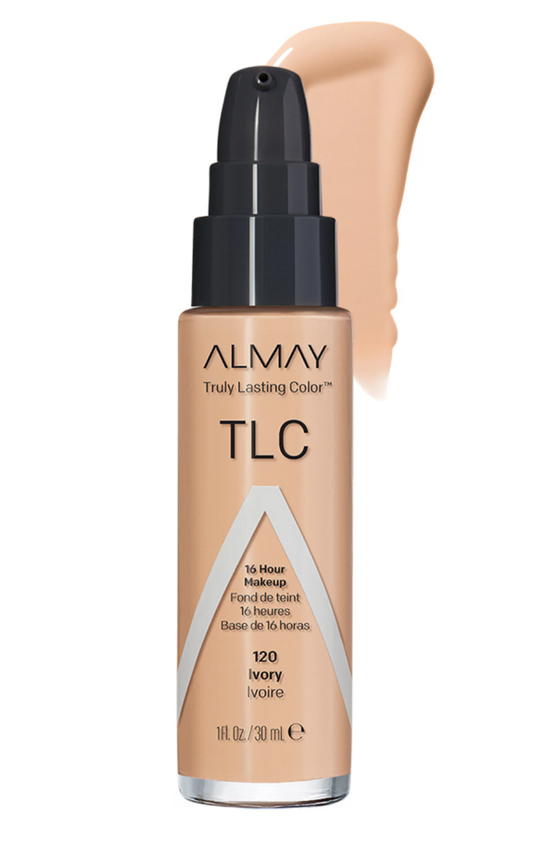 Almay TLC Truly Lasting Color 16 Hour Makeup, 1 fl. oz. 120 Ivory 01
