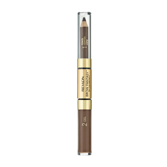 Revlon Brow Fantasy Pencil & Gel - 106 Dark Brown (2-Pack)