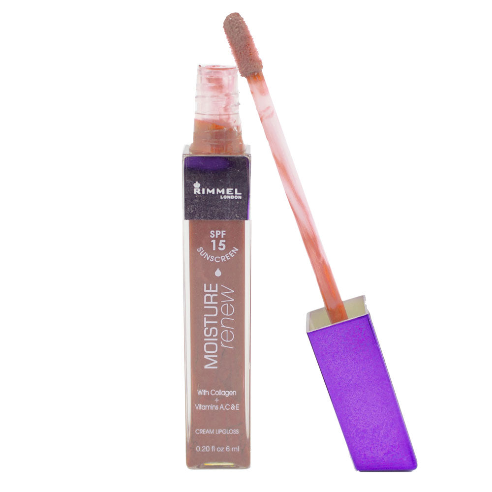 Rimmel Moisture Renew Lipgloss, SPF 15 125 Mauve Renew