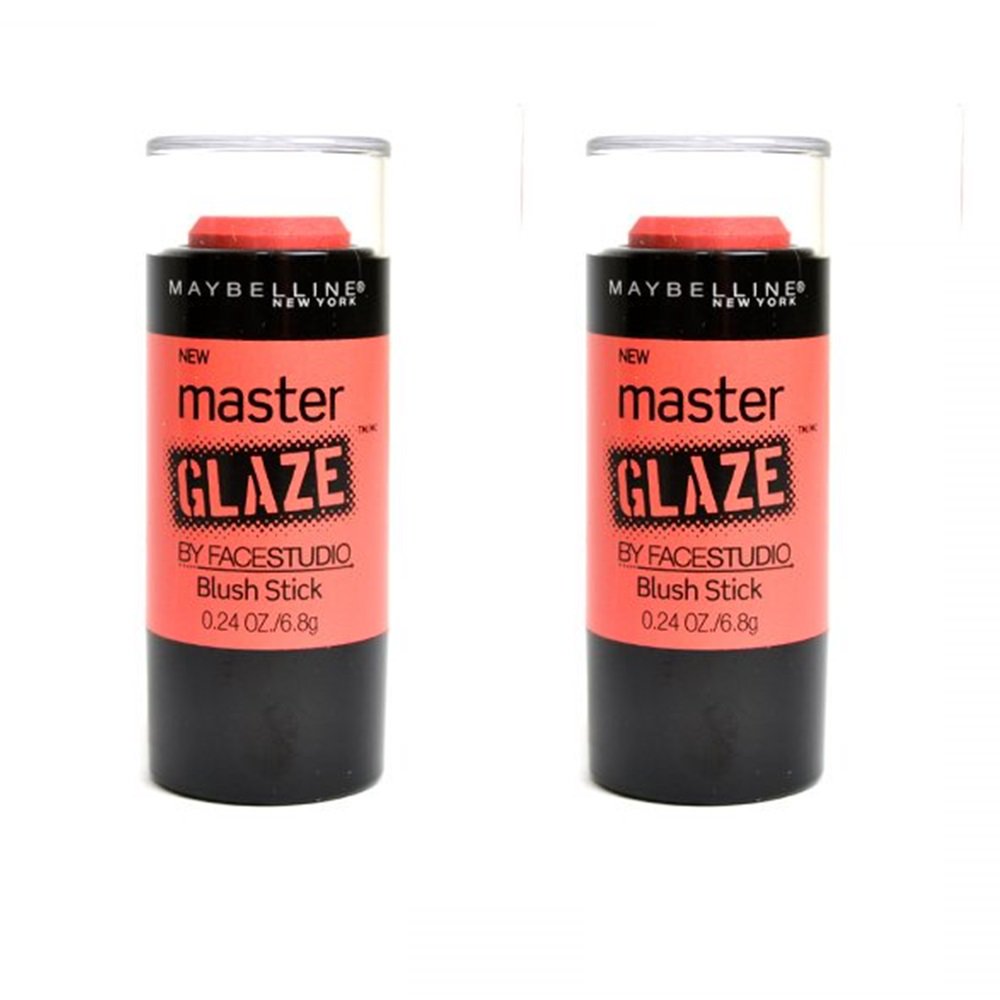 Maybelline Face Studio Master Glaze Blush Stick - 30 Coral Sheen (2-Pack)