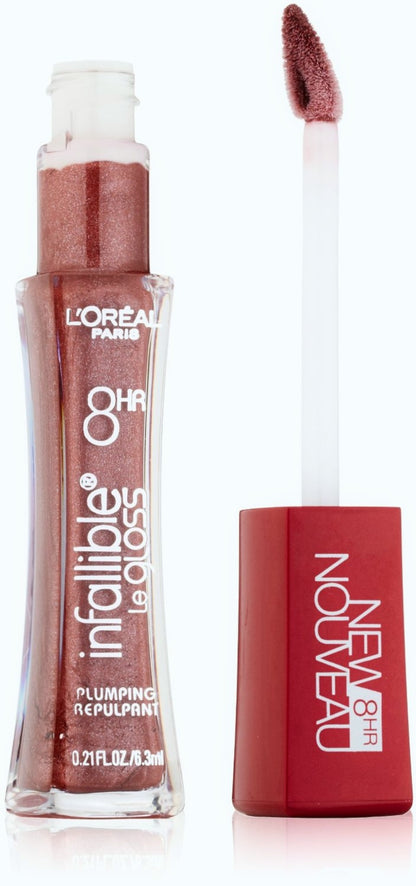 Loreal Infallible Plumping Lip Gloss 808 Plumped Brown