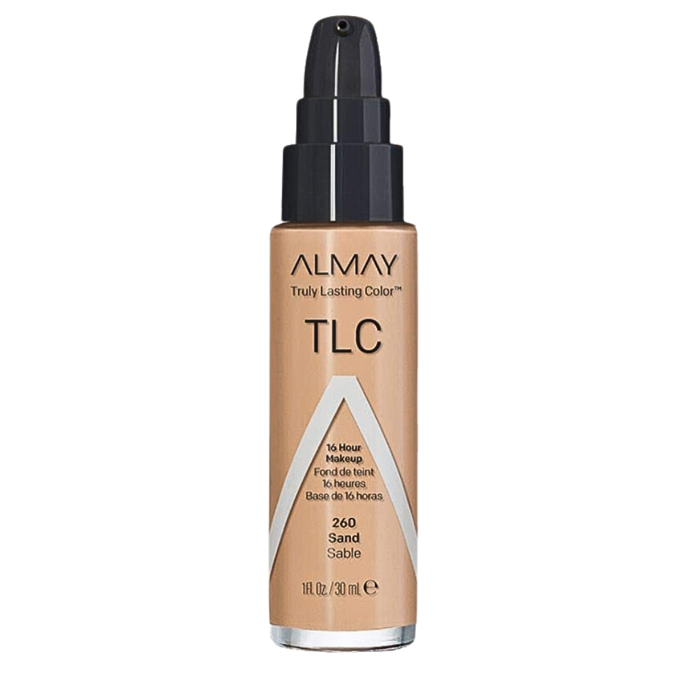 Almay TLC Truly Lasting Color 16 Hour Makeup, 1 fl. oz. 260 Sand 06