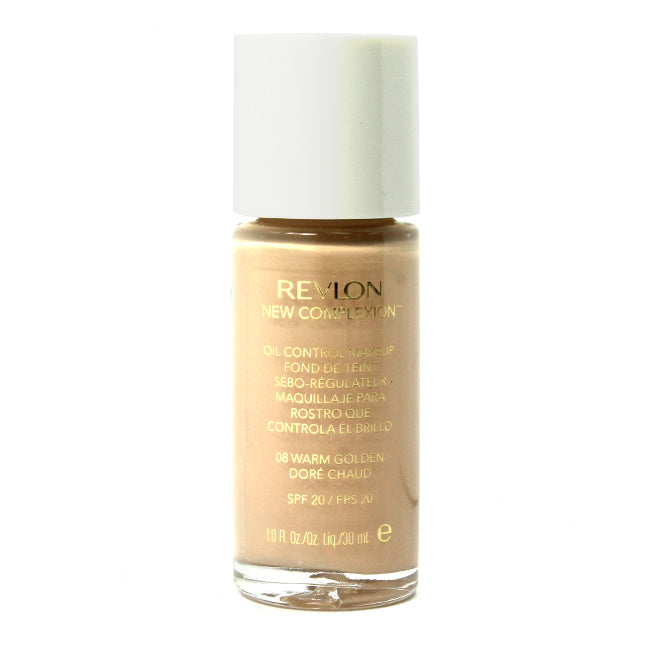 Revlon New Complexion Oil Control Makeup, SPF 20, 1 oz. 08 Warm Golden