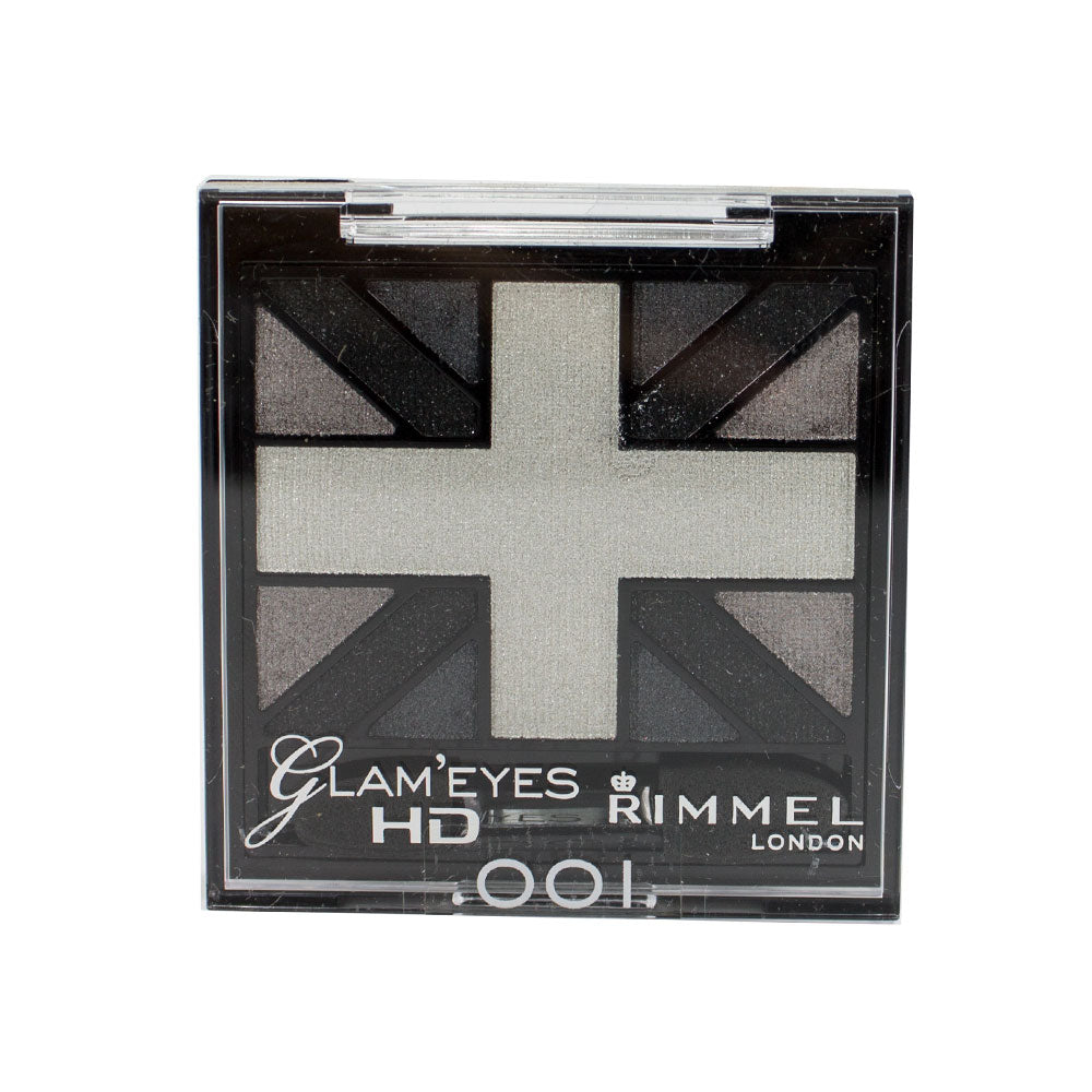 Rimmel Glam'Eyes HD Eye Shadow Quad 001 Black Cab