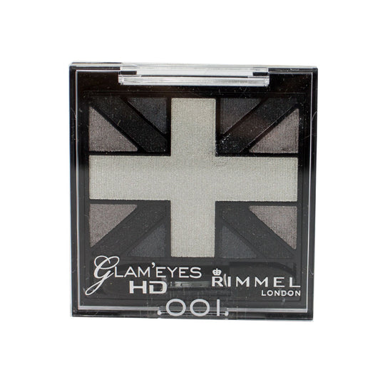 Rimmel Glam'Eyes HD Eye Shadow Quad 001 Black Cab