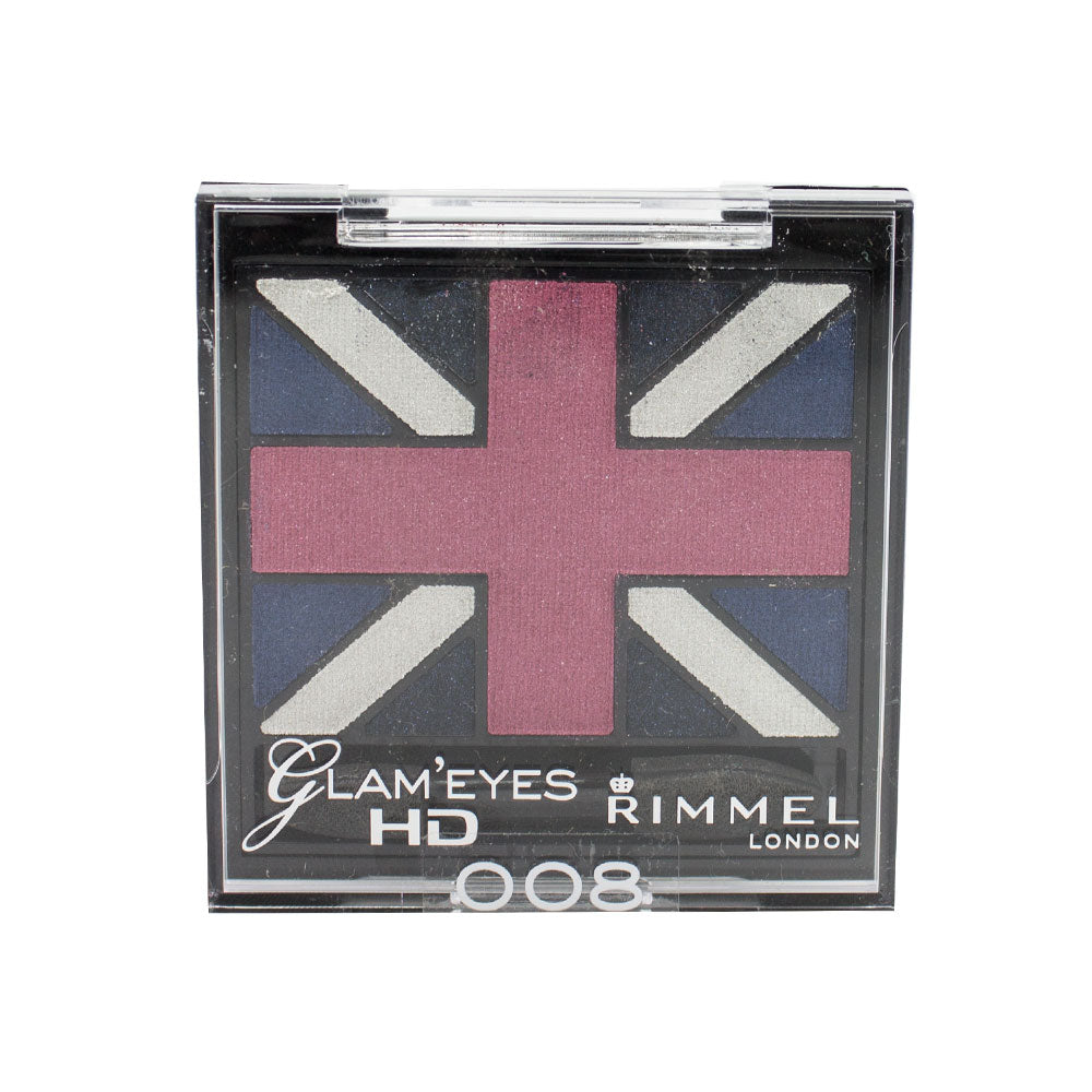 Rimmel Glam'Eyes HD Eye Shadow Quad 008 True Union Jack