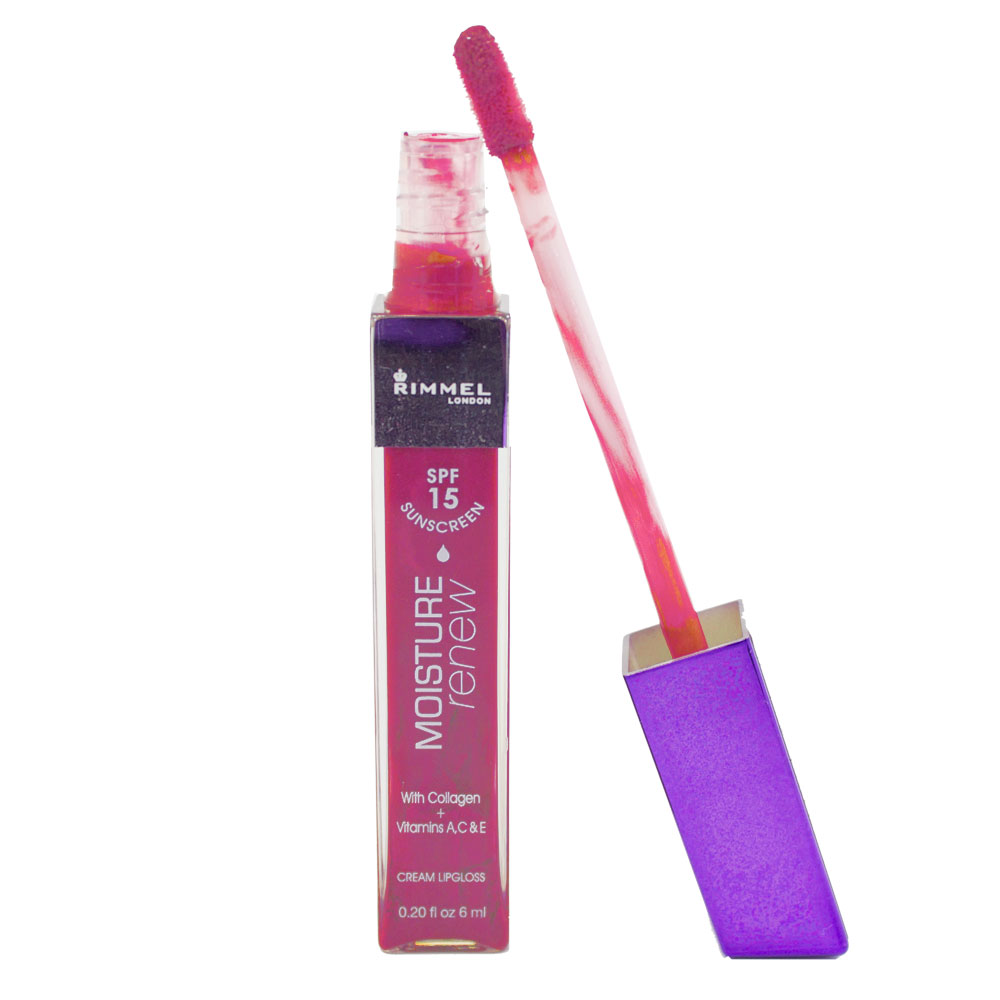 Rimmel Moisture Renew Lipgloss, SPF 15 335 Purple Rescue