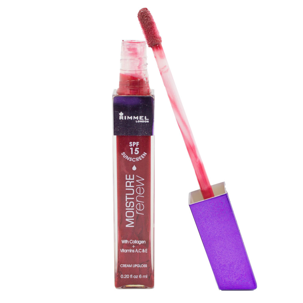 Rimmel Moisture Renew Lipgloss, SPF 15 565 Red Action