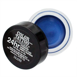 Maybelline Eye Studio Color Tattoo 24Hr Eye Shadow 100 Blue on By