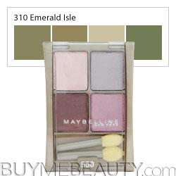 Maybelline ExpertWear Eye Shadow Quad Emerald Isle