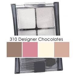 Maybelline ExpertWear Eye Shadow Quad 310 Designer Chocolates