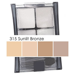 Maybelline ExpertWear Eye Shadow Quad 315 Sunlit Bronze