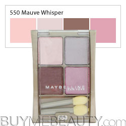 Maybelline ExpertWear Eye Shadow Quad 550 Mauve Whisper