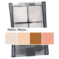 Maybelline ExpertWear Eye Shadow Quad Metro Melon