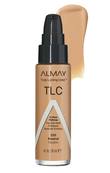 Almay TLC Truly Lasting Color 16 Hour Makeup, 1 fl. oz. 220 Neutral 04