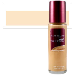 Maybelline New York Instant Age Rewind Radiant Firming Makeup, SPF 18, 1 fl. oz. L1 Porcelain Ivory