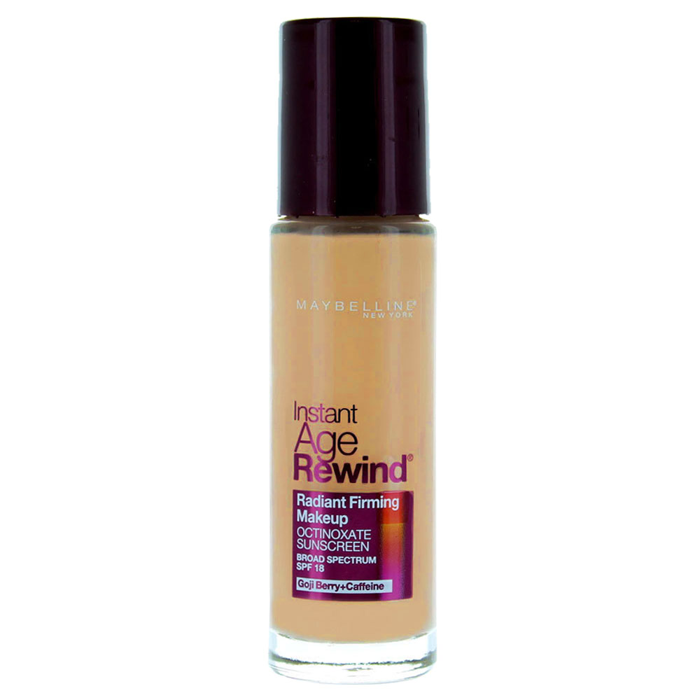 Maybelline New York Instant Age Rewind Radiant Firming Makeup, SPF 18, 1 fl. oz. M3 Medium Beige