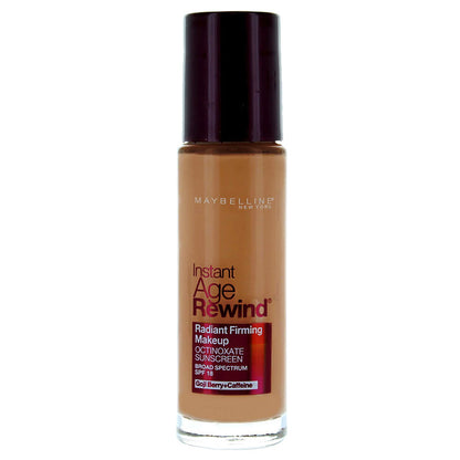 Maybelline New York Instant Age Rewind Radiant Firming Makeup, SPF 18, 1 fl. oz. 360 Cocoa