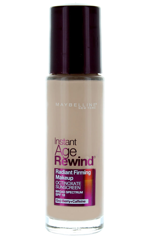 Maybelline New York Instant Age Rewind Radiant Firming Makeup, SPF 18, 1 fl. oz. 130 Buff Beige