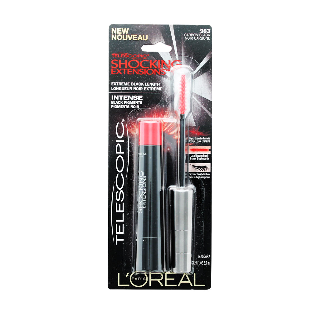 Loreal Telescopic Shocking Extensions Mascara 983 Carbon Black