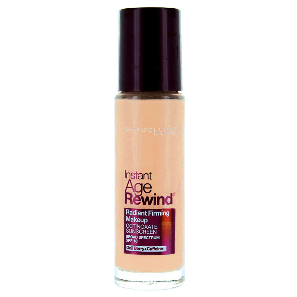 Maybelline New York Instant Age Rewind Radiant Firming Makeup, SPF 18, 1 fl. oz. 220 Sandy Beige