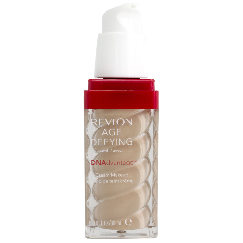 Revlon Age Defying Cream Makeup with DNA Advantage, 1 oz. 45 Natural Beige