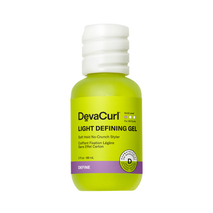 DevaCurl Light Defining Gel Soft Hold No-Crunch Styler, 3 fl oz (Travel Size)