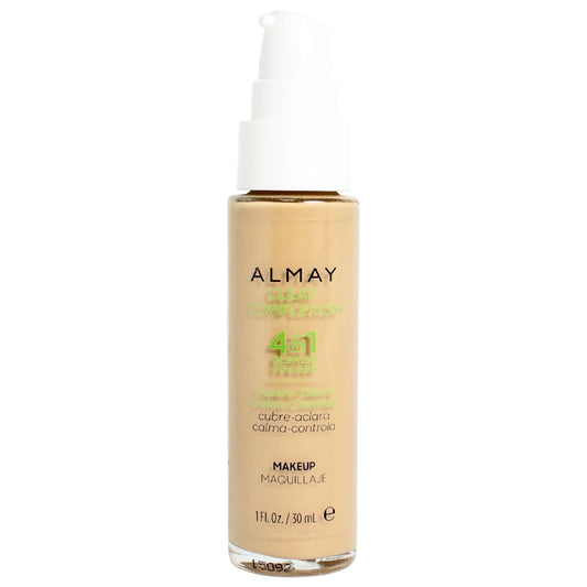 Almay Clear Complexion Liquid Makeup, Pump Top 100 Ivory