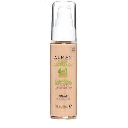 Almay Clear Complexion Liquid Makeup, Pump Top 500 Beige