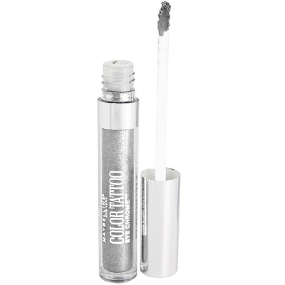 Maybelline Color Tattoo Eye Chrome Eyeshadow 580 Silver Spark