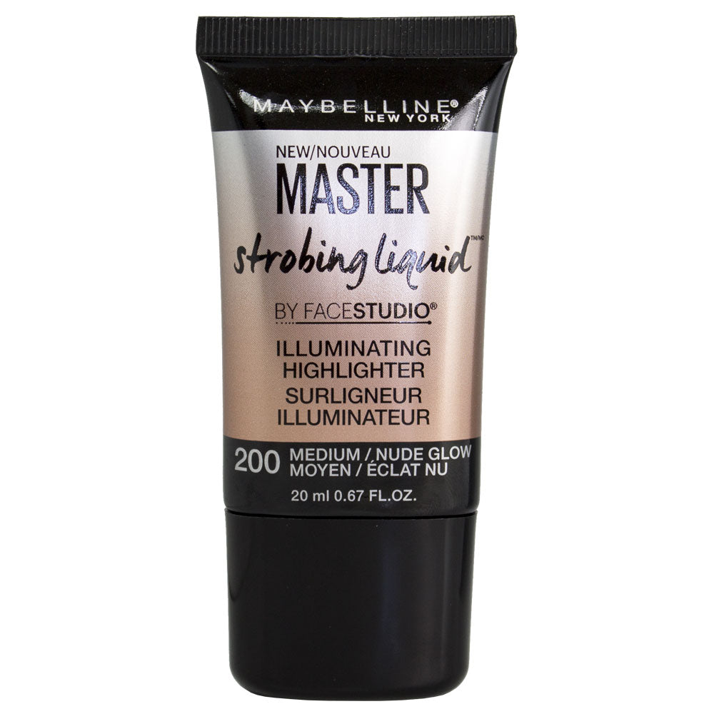 Maybelline Face Studio Master Strobing Liquid Illuminating Highlighter 200 Medium Nude Glow